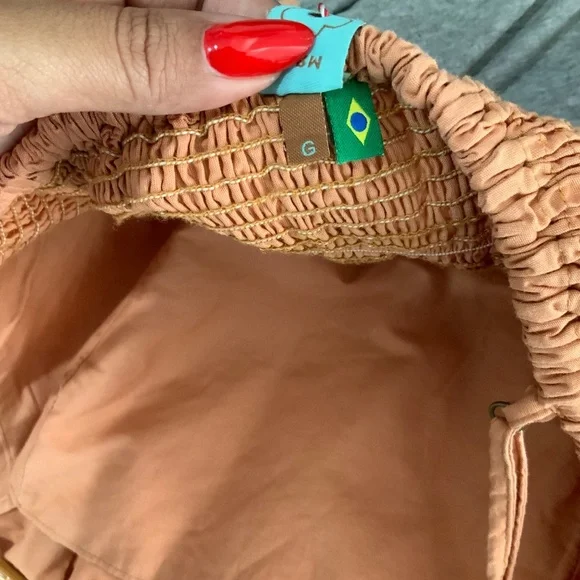 Farm Rio Maxi Dress – Size L (G) – Nude/Peach Tone - Picture 7 of 7